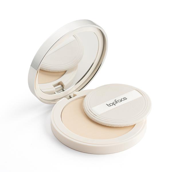 TopFace Пудра компактна Super match foundationr (02-Light Cream) 10г